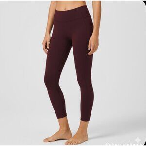 Excellent Lululemon Invigorate High-Rise Tight 25" Cassis Everlux Leggings 4